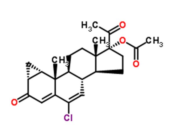 6-cloro-1α-clorometil-3,20-dioxo-pregna-4,6-dien-17α-acetoxi